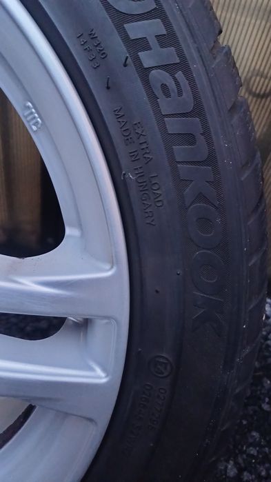 Jante magneziu Rial vw,skoda cu cauciucuri 5x112 pe 17 Import Germania