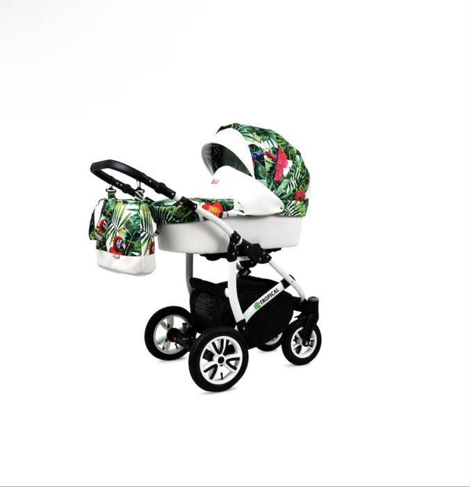 Cărucior 3 in 1, baby lux, tropical