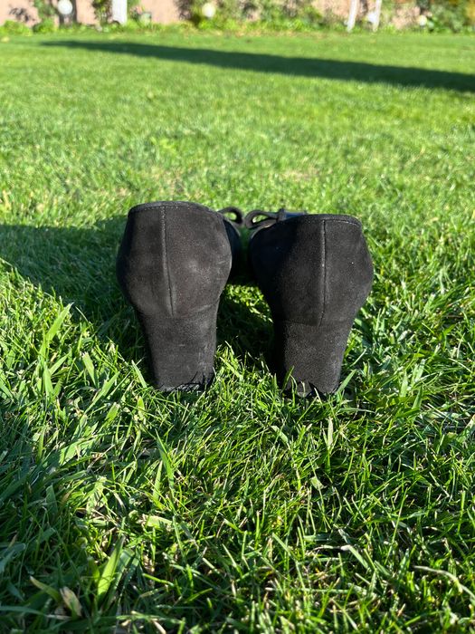 Pantofi Musette piele intoarsa