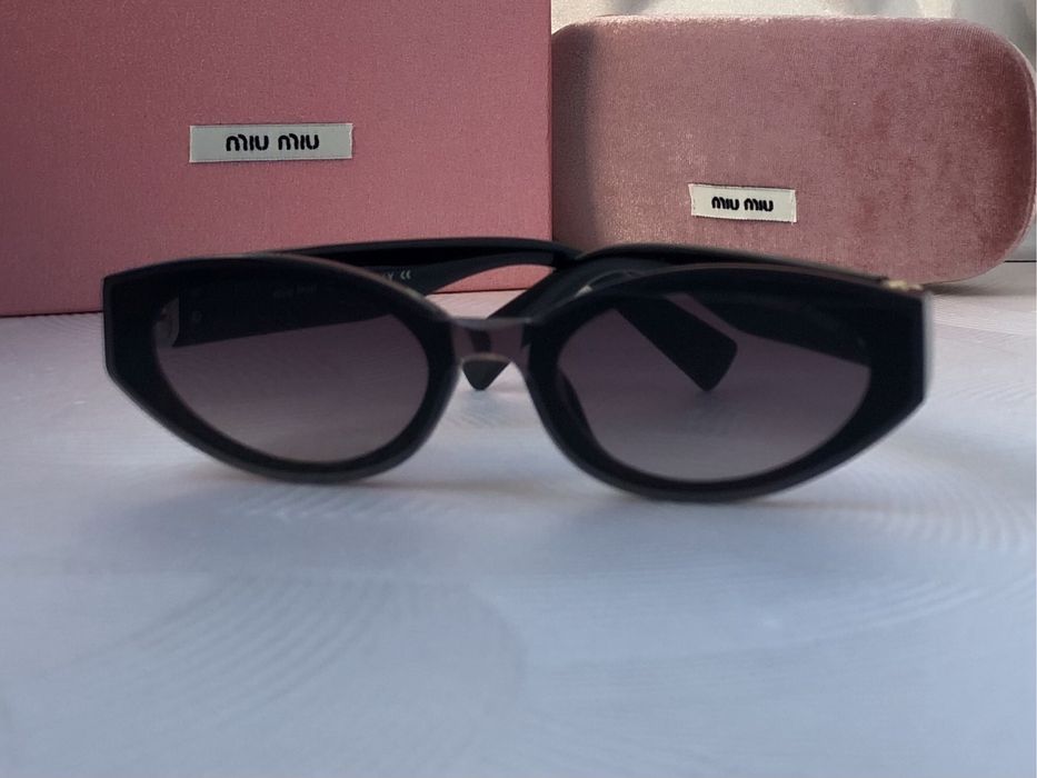 Дамски слънчеви очила елипса овални кръгли 2025 2 цвята черни