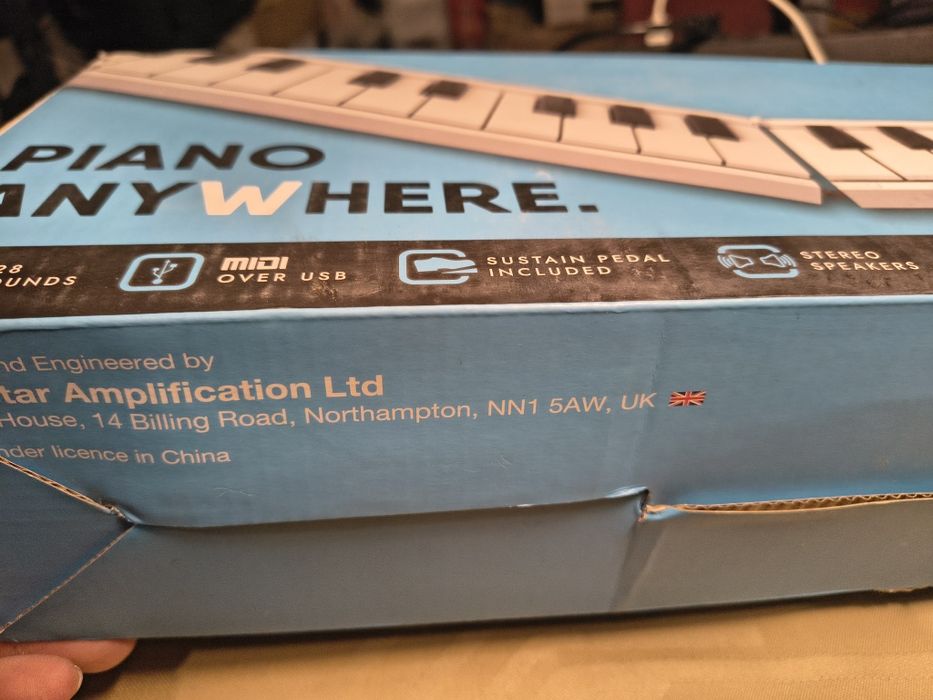 Carry-On Folding Piano 49 Touch Дигитално Stage пиано White