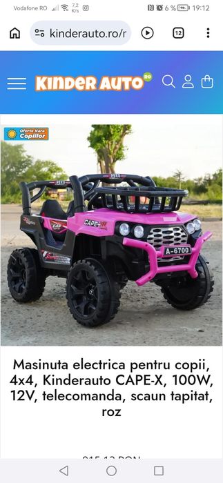 Mașinuța electrică 4x4