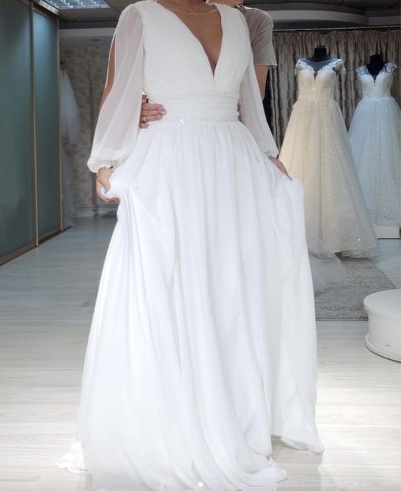 Rochie de mireasa cu trena