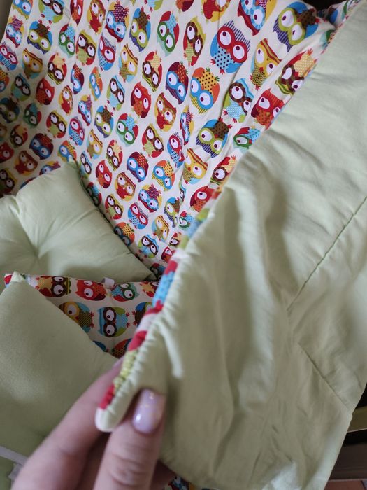 Бортики в кроватку+одеяло