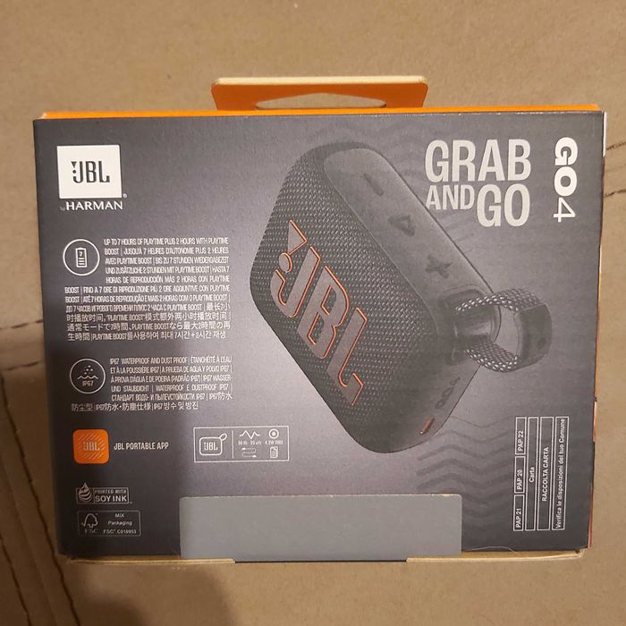 Bkuetooth колонка JBL GO 4 черна