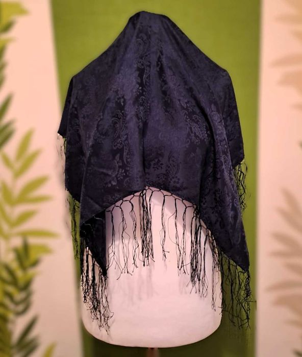 Eșarfă 75x75cm,100% mătase pură