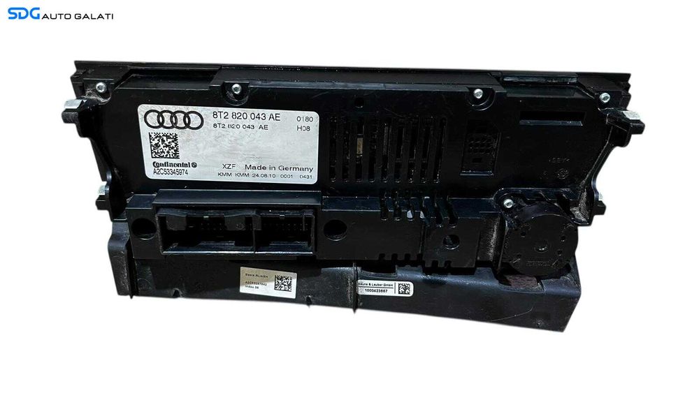 Panou Modul Unitate Comanda AC Aer Conditionat Clima Climatronic Volan Dreapta Audi A4 B8 2008 - 2015 Cod 8T2820043AE [LC0719]