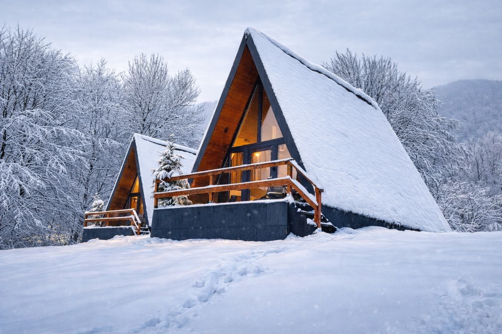 De inchiriat Cabane A-Frame  2-4 pers/cabana cu jacuzzi,Ibănești Mures