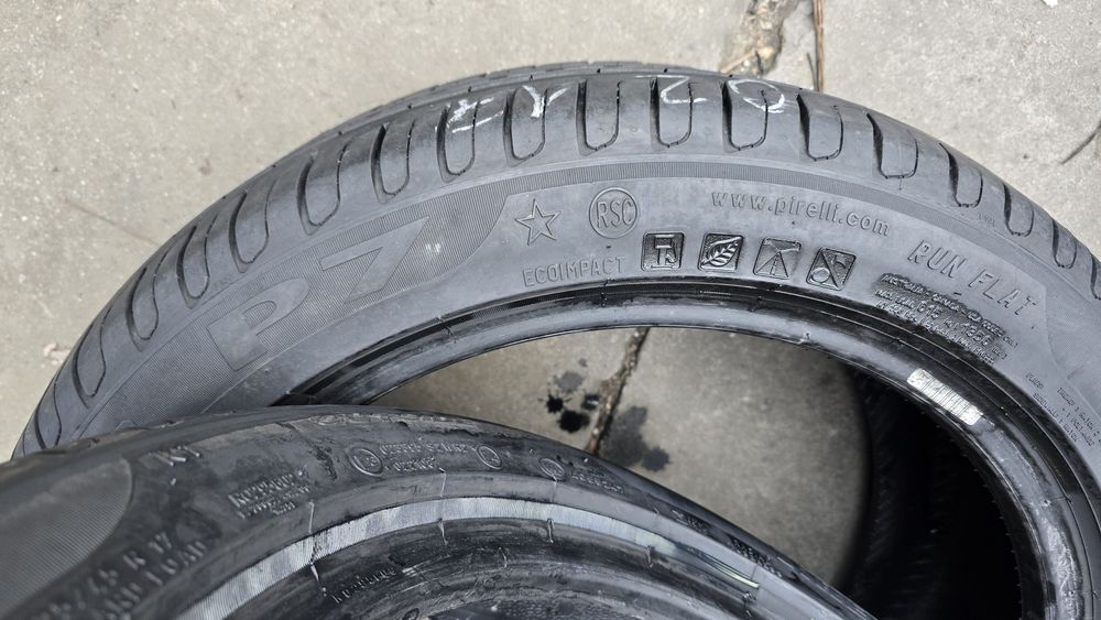 2 anvelope vară Pirelli runflat 225/45/17 -6 mm