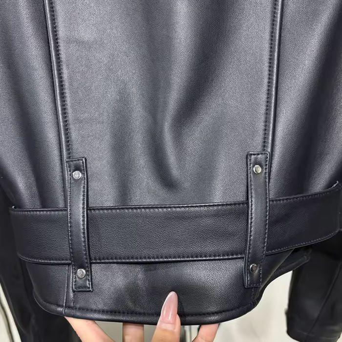 Кожено яке от естествена кожа намслено