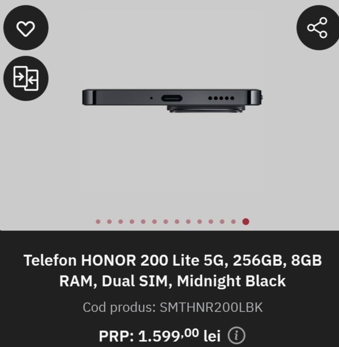 Honor 200 lite nou, sigilat