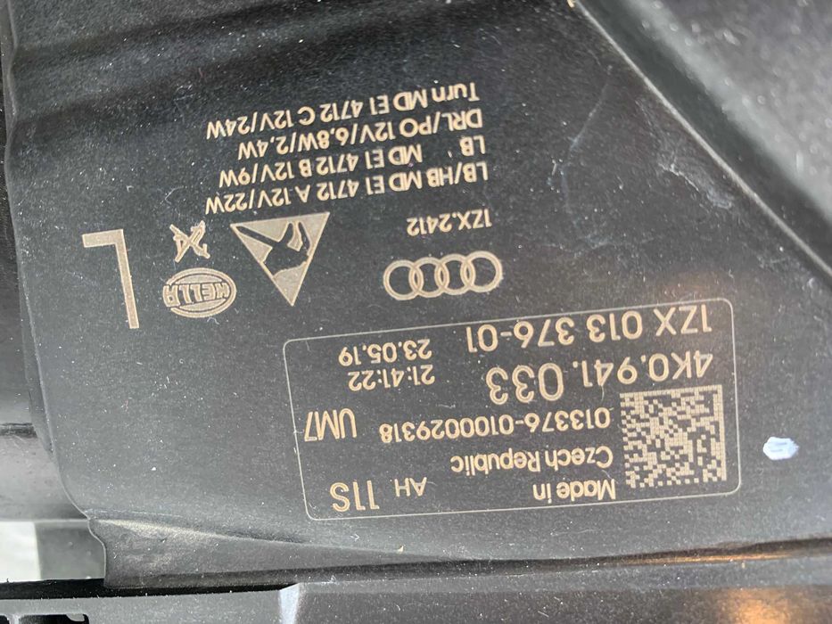 Far stanga Audi A6 4K C8 Full LED 4K0941033