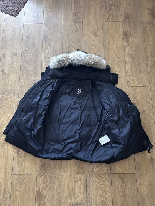 Geacă puffer Canada Goose (cu glugă și blană detașabilă) – Mărimea L