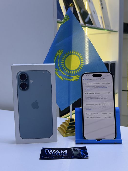 Iphone 16 128G 92% с гарантей 14 дней/WAM