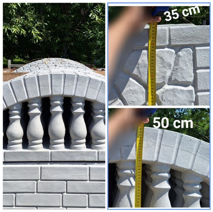 GARDURI din placi beton armat.Modele diverse.Transport gratuit acum.