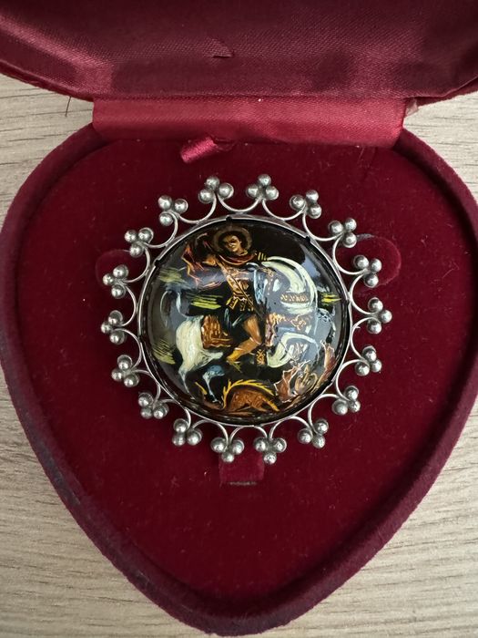 Антиквариат , брошь Грузия .