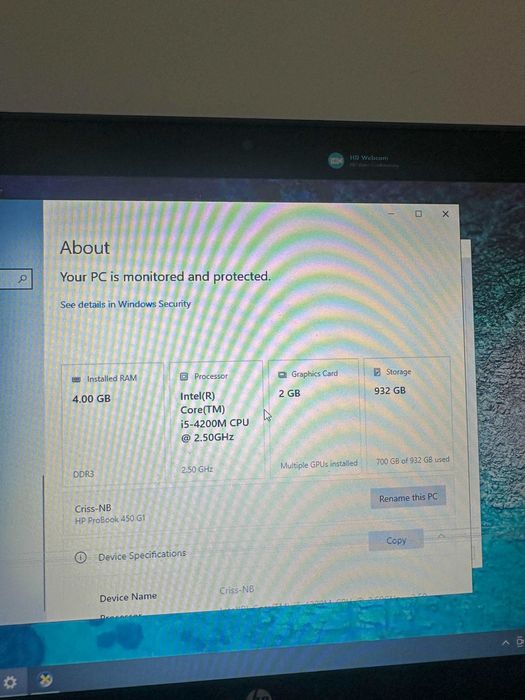 Laptop - HP ProBook 450 G1 - 15.6"