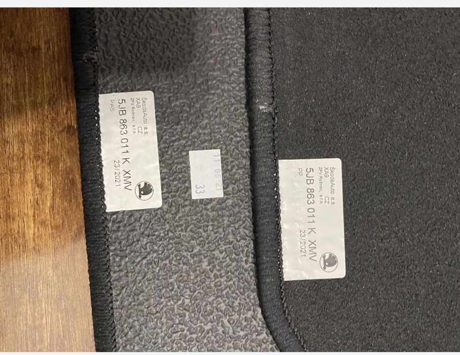 Коврики ворсовые для VW POLO