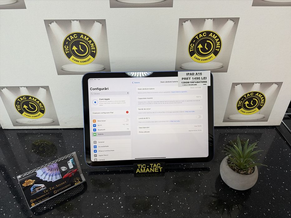 Ipad A16 *Tic Tac Amanet*