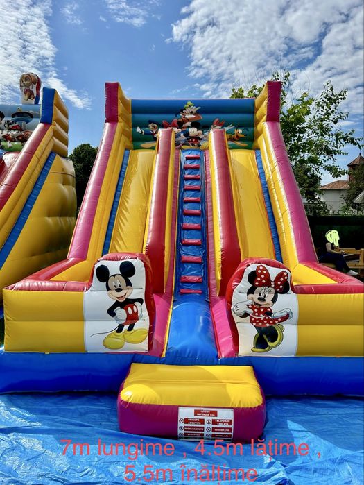 Tobogan gonflabil de inchiriat topogane