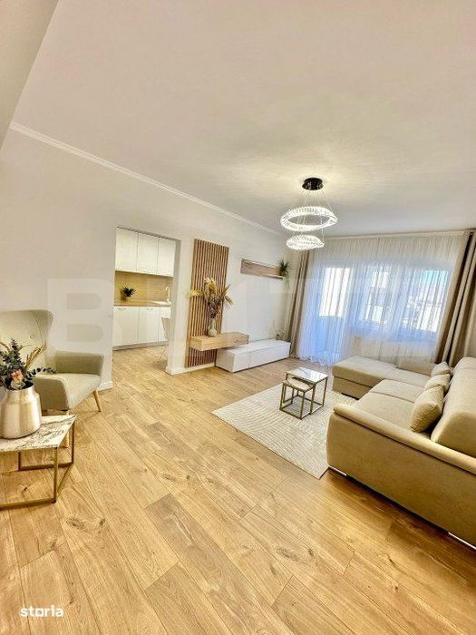 Apartament de lux, 2 camere, dressing, 55 mp, parcare, zona Terra — fotografia 1