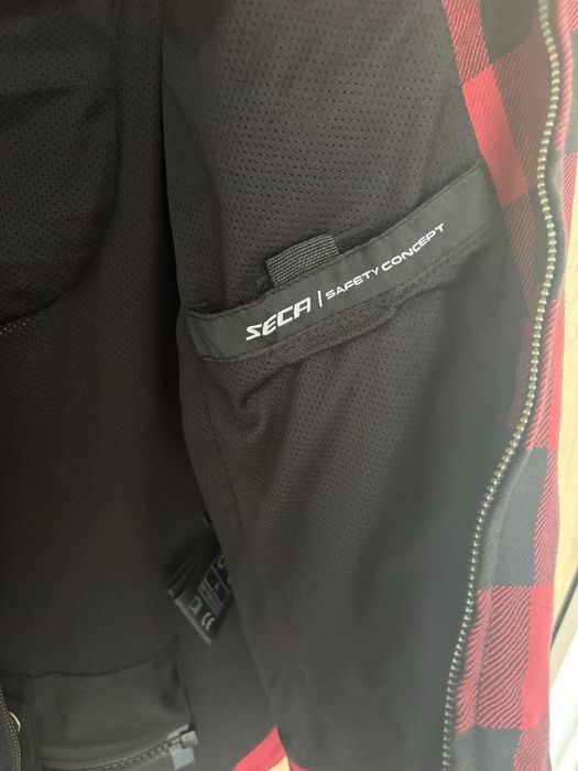 SECA Marshal II Red мото риза с Kevlar и протектори – размер L