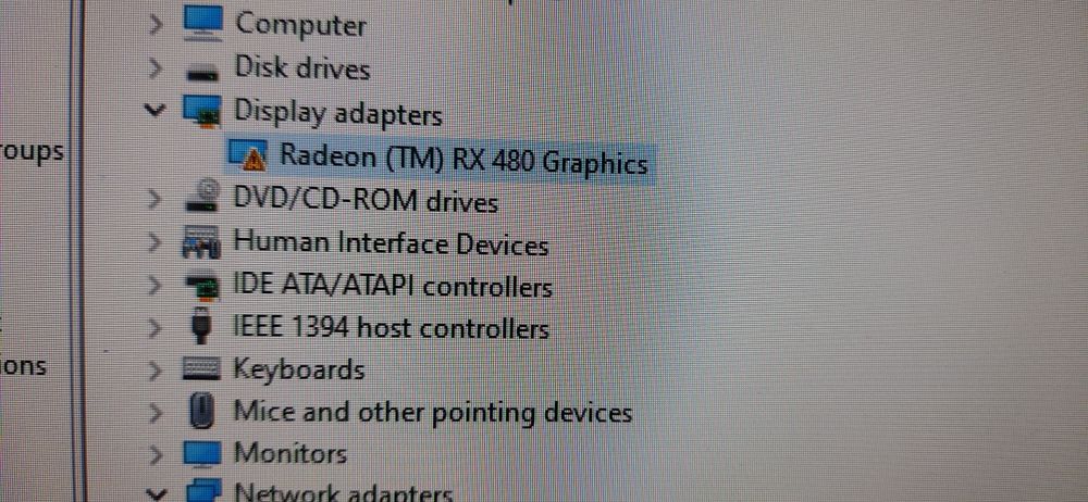 Видеокарта RX 480 - 8 gb