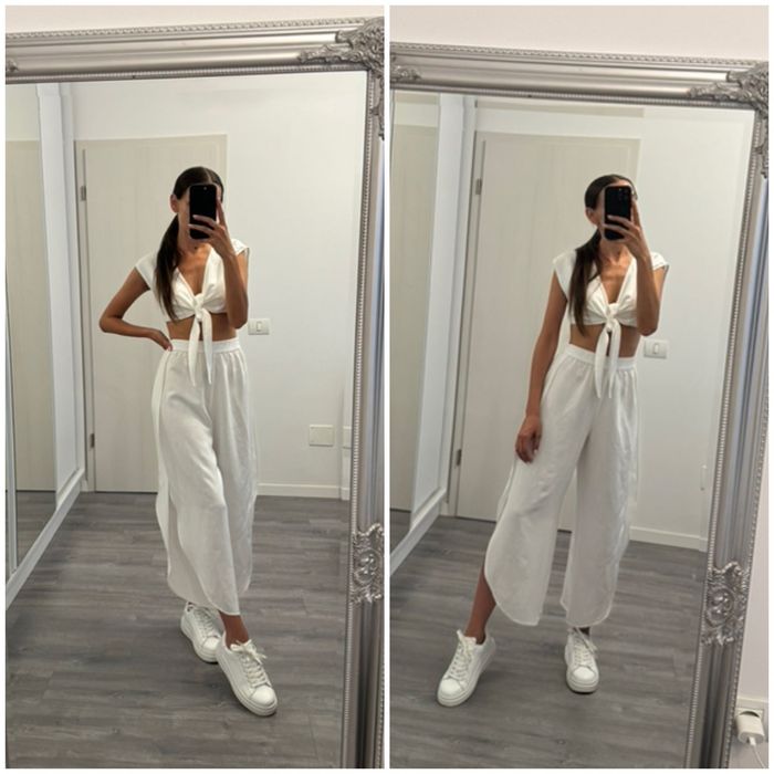 Set pantaloni si top, femei - xs