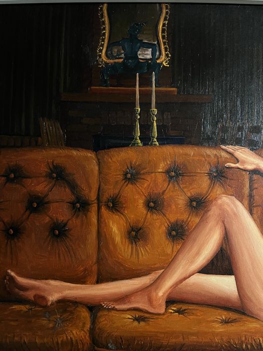 Красива картина на платно с маслени бои