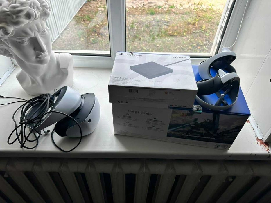 Очки виртуальной реальности PSVR2 для PC и PS5 с адаптером