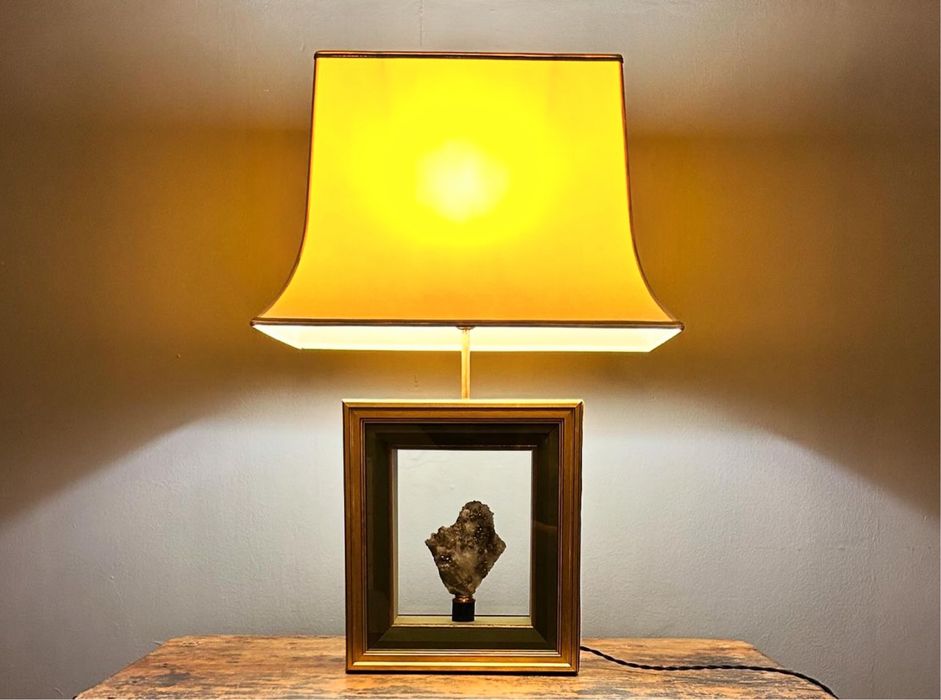 Veioza dimensiuni mari unicat cu pirita