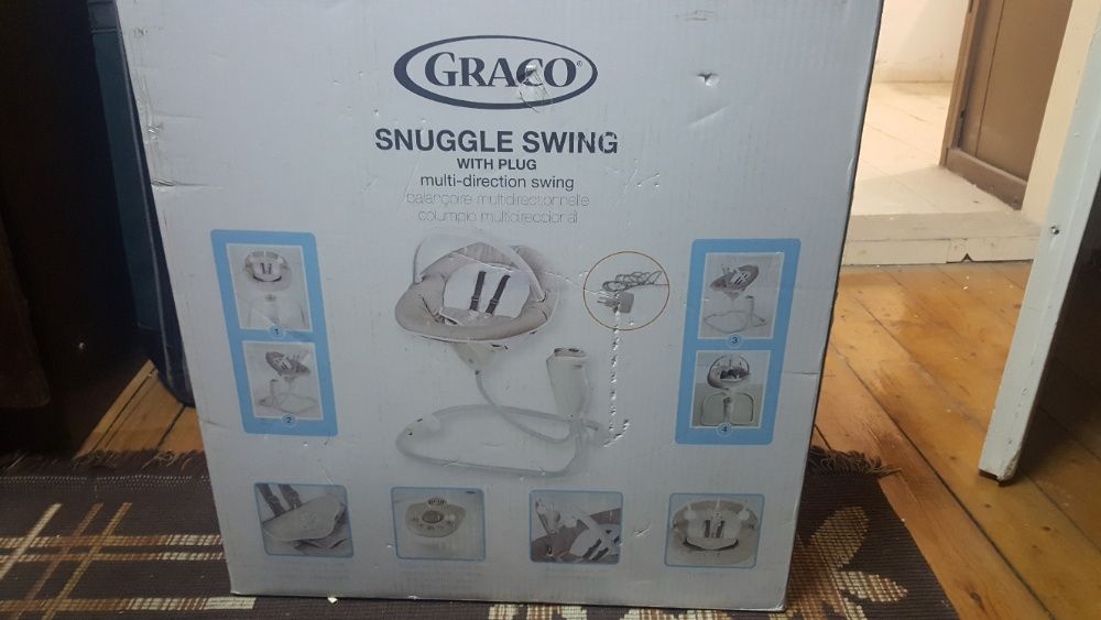 Електрическа бебешка люлка- шезлонг Graco