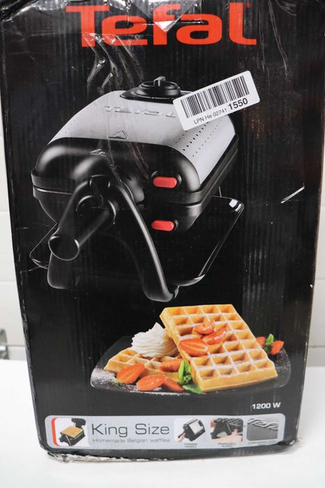 Гофретник Tefal Profi King Size 1200W, въртящ се двоен гофретник