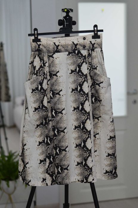 Fusta Asos midi parte peste parte, animal print,  34