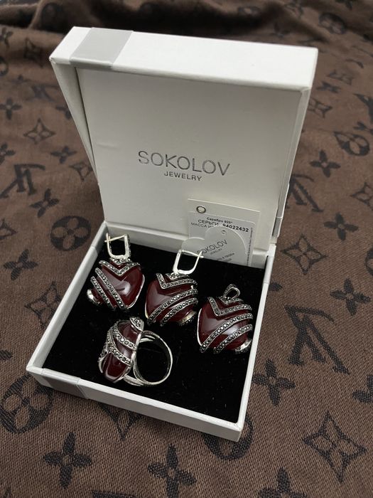 Комплект серебро Соколов