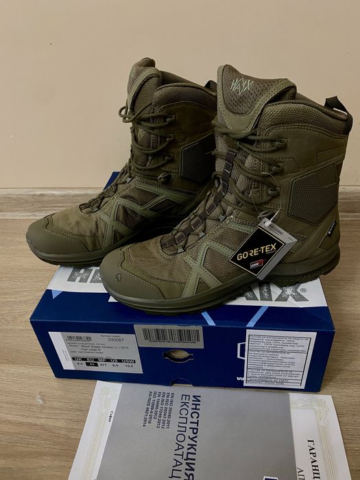 Военни тактически кубинки HAIX  Black Eagle Athletic 2.1 GTX ЗЕЛЕНИ