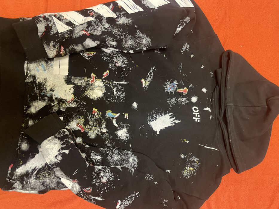 Hanorac off white negru M