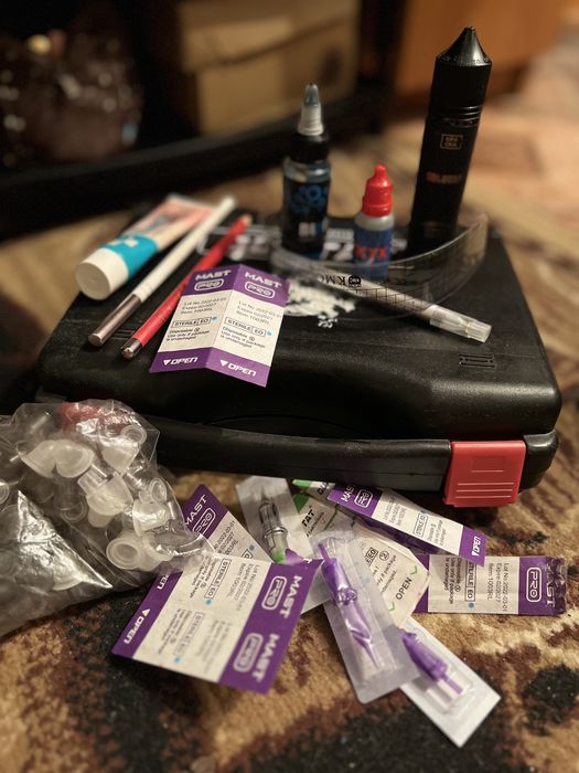 тату машинка с расходниками