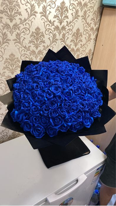 Атласный букет из лент на заказ