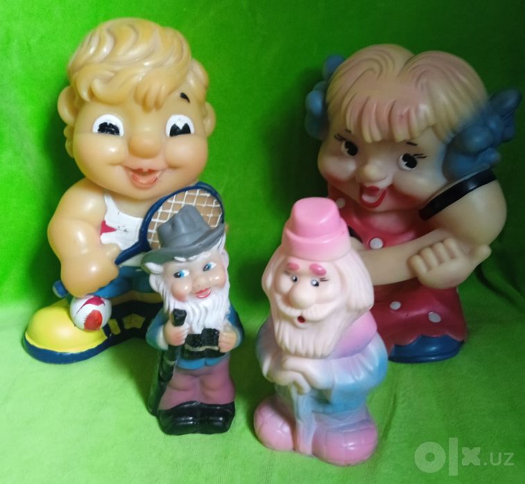 Игрушки резиновые СССР, Совпластитал. Цена за 1 шт.