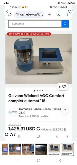 WIELAND AGC Micro Galvano aparat pentru dentisti