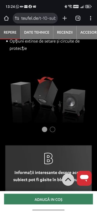 Subwoofer Teufel nou T1108