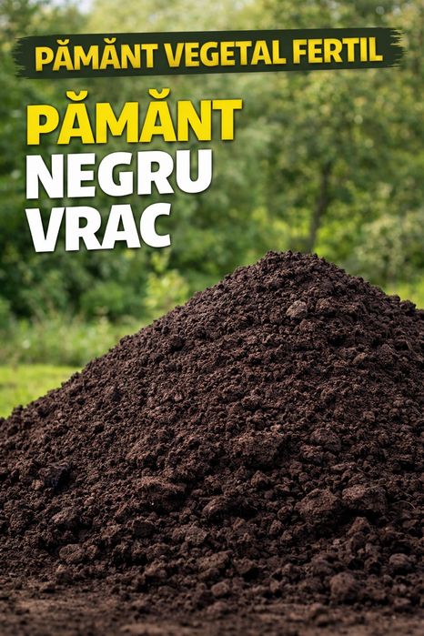 Pământ vegetal negru curat gazon Pomi gradina
