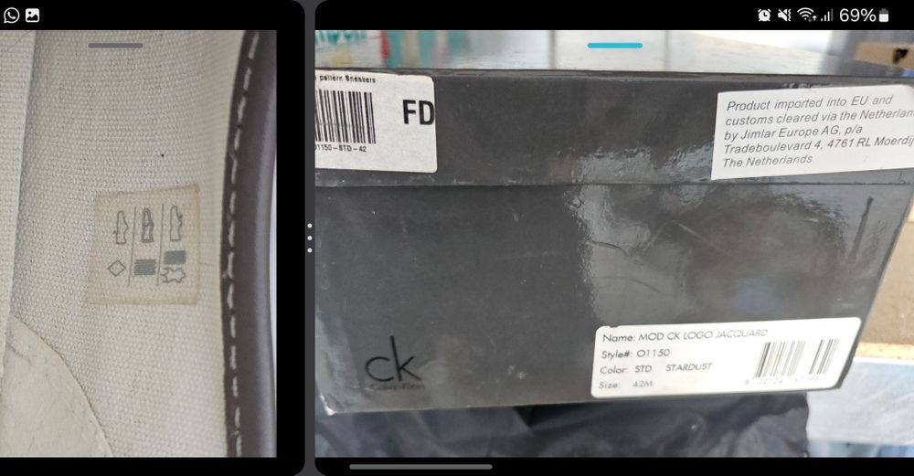 Pantofi sport (tenesi, adidasi) Calvin Klein Logo Jacquard