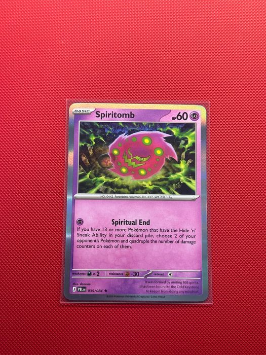 Spiritomb Reverse Holo Rare [Pokémon TCG][Pitch Balck][English]