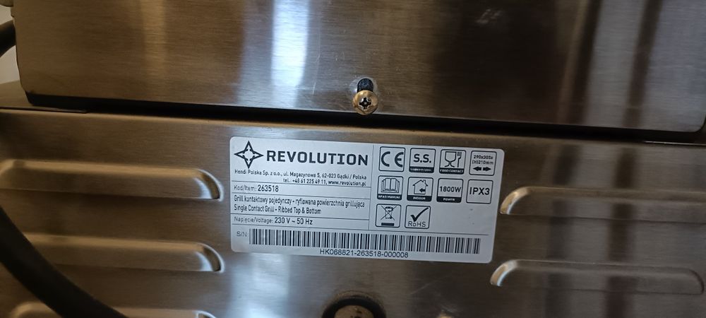 Vând Grill Profesional Revolution Hendi (SH)