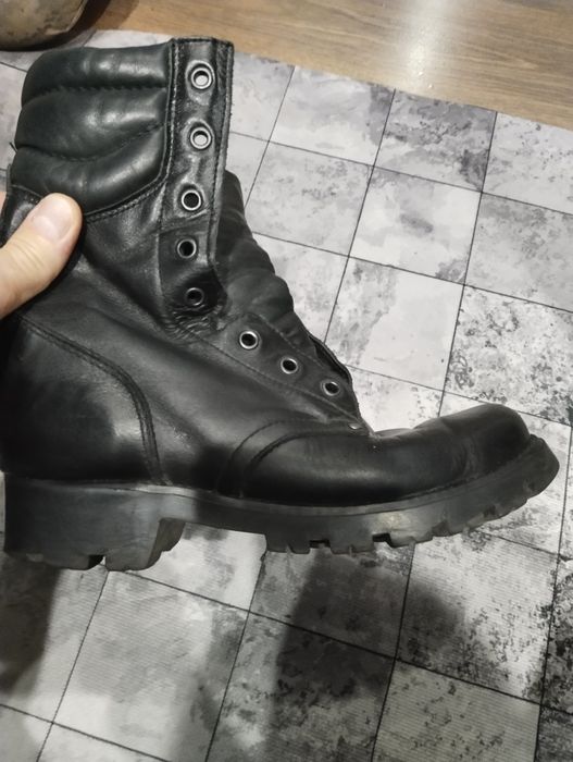 Берцы военные кожаные
