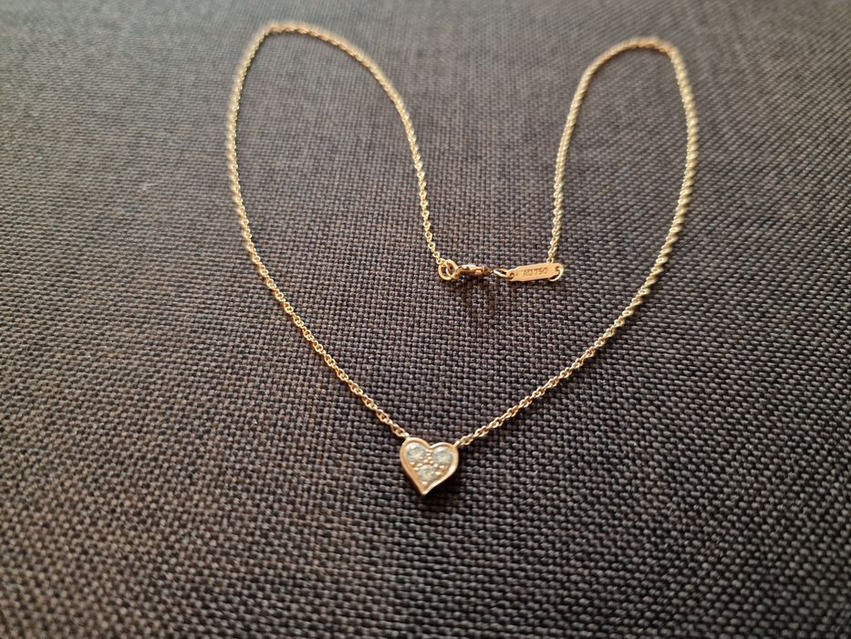 Златно дамско колие Tiffany & co