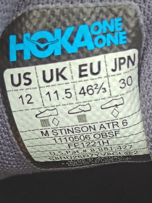 Adidași Hoka Stinson ATR 6 originali trail munte top