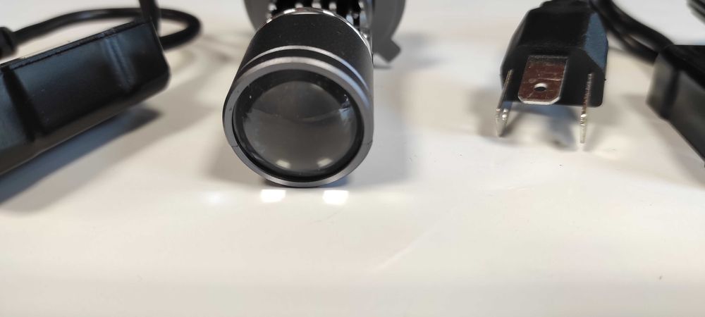 LED ЛЕД диодни крушки с лупа H4 Х4 12V - 24V 80W 12000LM